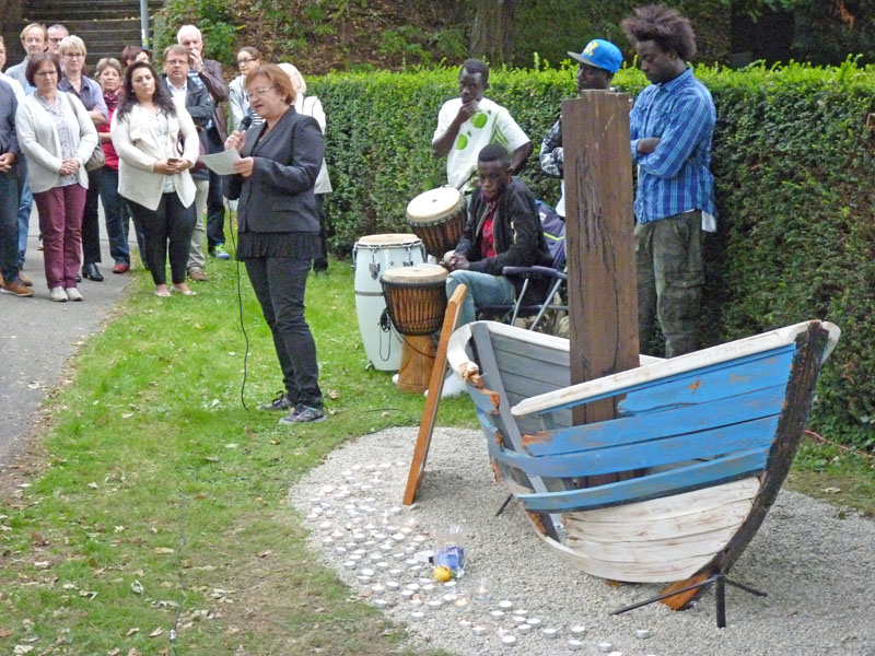 Eröffnungsfeier am evang. Friedhof Biberach mit Lucia Braß